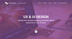 Desktop Screenshot of moduleone.com